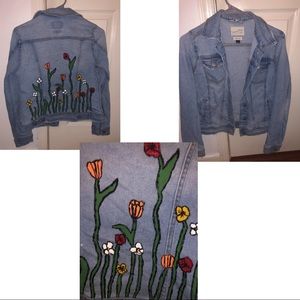 Hand painted Universal threads XS Jean jacket